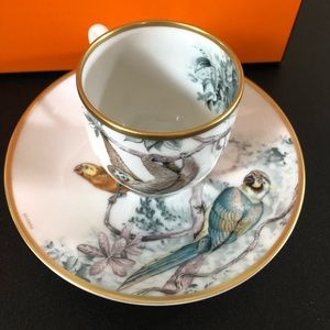 Hermes coffee cup and Saucer